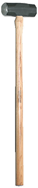 Sledge Hammer -- 10 lb; Hickory Handle; 2-1/2'' Head Diameter - Eagle Tool & Supply