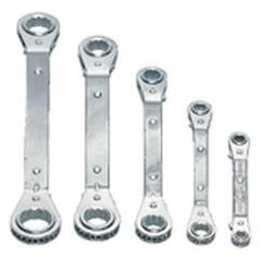 Snap-On/Williams (5 Piece) 25° Offset Straight Ratcheting Box Wrench Set - Eagle Tool & Supply