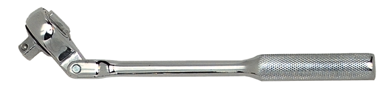 9-11/16" OAL - 3/8'' Drive - Flex Head - Reversible Ratchet - Knurled Handle - Eagle Tool & Supply