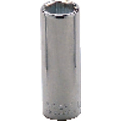 7 mm × 27.38 mm-3/8″ Drive-6 Point - Metric Standard Socket - Eagle Tool & Supply
