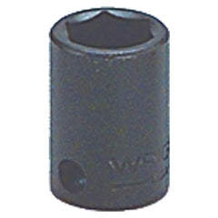 3/8″ × 1 1/6″ Overall Length-3/8″ Drive-6 Point - Standard Impact Socket - Eagle Tool & Supply