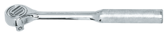 10-1/4" OAL - 1/2'' Drive - Round Head - Reversible Ratchet - Knurled Handle - Eagle Tool & Supply