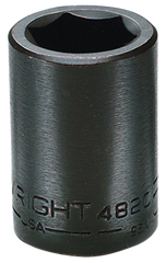 1-7/16 x 2-1/4" OAL - 3/4'' Drive - 6 Point - Standard Impact Socket - Eagle Tool & Supply