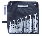 Wright Tool Fractional Combination Wrench Set -- 7 Pieces; 12PT Chrome Plated; Includes Sizes: 1/4; 5/16; 3/8; 7/16; 1/2; 9/16; 5/8"; Grip Feature - Eagle Tool & Supply