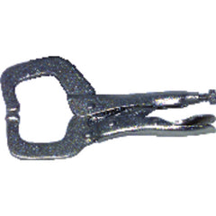 MIT Locking Grip C-Clamp - 3825 Plain Grip 3 1/8″ Capacity 11″ Long - Eagle Tool & Supply
