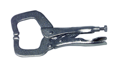 MIT Locking Grip C-Clamp -- #3835 Plain Grip 8-3/8'' Capacity 18'' Long - Eagle Tool & Supply