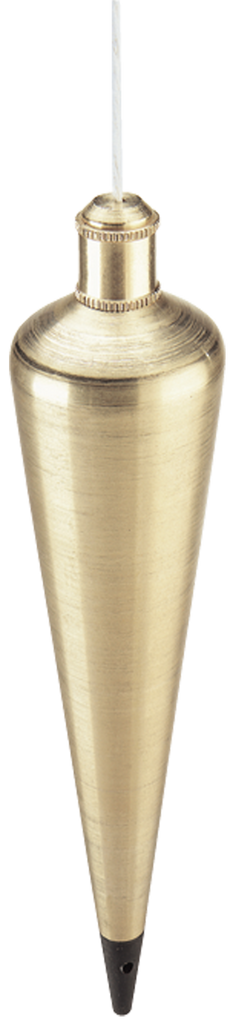 #800-12 - 12 oz - Brass Plumb Bob - Eagle Tool & Supply