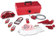 Valve & Electrical with 3 Padlocks - Lockout Kit - Eagle Tool & Supply
