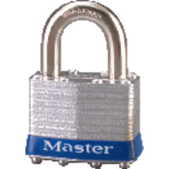 Commercial Steel Padlock 1 3/4″ Body Width; Keyed: Different; Silver - Eagle Tool & Supply