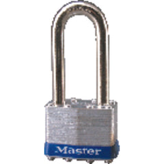 Commercial Steel Padlock 2″ Body Width; Keyed: Different; Silver - Eagle Tool & Supply