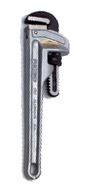 3" Pipe Capacity - 24" OAL - Aluminum Pipe Wrench - Eagle Tool & Supply