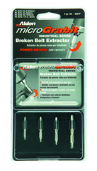 #4507P; Removes #4 to #16 Screws; 4 Piece Micro Grabit - Screw Extractor - Eagle Tool & Supply