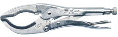 Large Jaw Locking Pliers -- #12LC Plain Grip 0 to 3-1/8'' Capacity 12'' Long - Eagle Tool & Supply