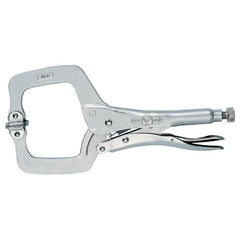 Vise-Grip C-Clamp with Swivel Pads - 6SP Plain Grip 2 1/8″ Capacity 6″ Long - Eagle Tool & Supply
