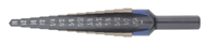 1/8-1/2 Dia. - TiN Coated - HSS Step Drill - Eagle Tool & Supply