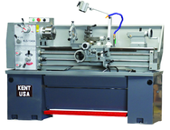 Geared Head Lathe - #KLS1440A - 14" Swing; 40" Between Centers; 3 HP Motor; D1-4 Camlock Spindle - Eagle Tool & Supply