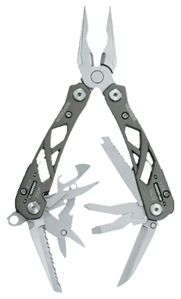Gerber Suspension - 12 Function Multi-Plier. Comes with nylon sheath. - Eagle Tool & Supply