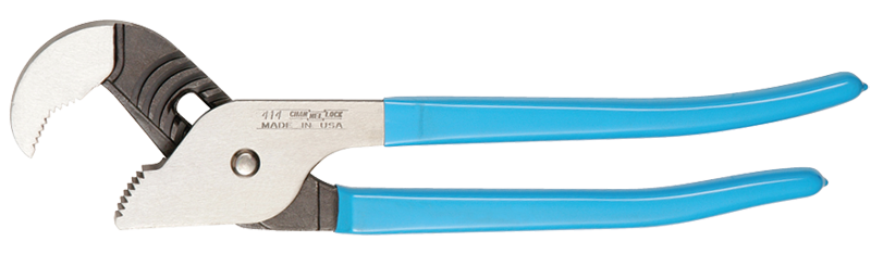 Channellock Tongue & Groove Pliers - Nut Buster -- #414 Comfort Grip 2'' Capacity 14'' Long - Eagle Tool & Supply