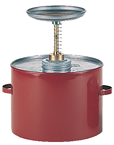 #P701; 1 Quart Capacity - Safety Plunger Can - Eagle Tool & Supply