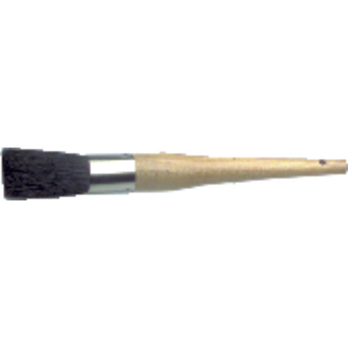 1″ × 5/8″ - Black China Bristle Oval Chip & Oil Industrial Hand Brush - Eagle Tool & Supply