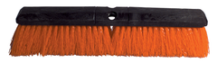 24" - Orange Safety Broom Without Handle - Eagle Tool & Supply