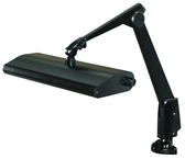 Broad Area Coverage LED Task Light  Dimmable  31" Floatng Arm  Clamp - Eagle Tool & Supply