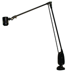 High Power LED Spot Light  Dimmable  38" Floating Arm  Sturdy Clamp Base - Eagle Tool & Supply