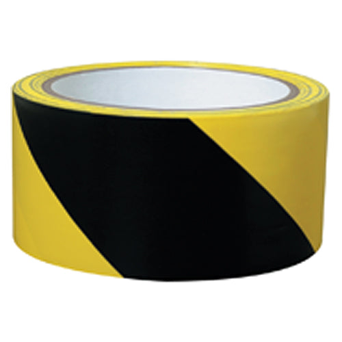 2″ × 36 yds Yellow / Black Hazard Tape - Eagle Tool & Supply