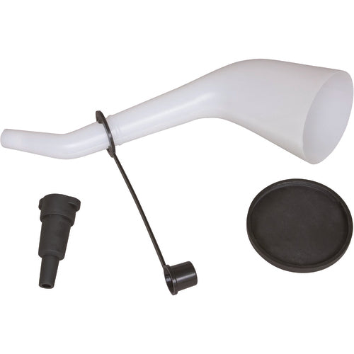 Offset Funnel with Spout Cap and Lid - Eagle Tool & Supply