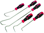 Lisle Set of 5 Hose Removers - includes #80210 Short Hose Remover, #80220 Long Hose Remover, #80230 Short Offset Remover, #80240 Long Offset Remover & #80290 Double Offset Short Remover - Eagle Tool & Supply