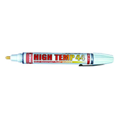 High Temperature AM 44 Marker - Felt Tip - White - Eagle Tool & Supply