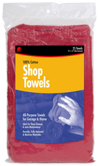 15 x 15'' - Package of 50 - Shop Towels - Eagle Tool & Supply