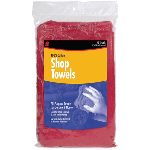 15″ × 15″ - Package of 25 - Shop Towels - Eagle Tool & Supply