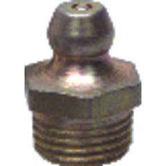 Grease Fittings - 1/4″-18 - PTF Straight Hydraulic Style - Pack of 10 - Eagle Tool & Supply