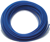 #PT080950TB - 1/2 OD - Transparent Blue Polyurethane - Tubing-100 Feet per Reel - Eagle Tool & Supply