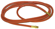 #4625 - 3/8'' ID x 25 Feet - 2 Male Fitting(s) - Air Hose with Fittings - Eagle Tool & Supply