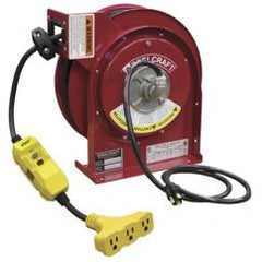 CORD REEL TRIPLE OUTLET GFCI - Eagle Tool & Supply