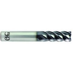 3/4 x 3/4 x 1-1/2 x 4 5Fl .090 C/R Carbide End Mill - TiALN - Eagle Tool & Supply