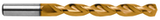 23/64 Dia. x 4-7/8 OAL Jobber-Drill  -TiN Coated - Eagle Tool & Supply