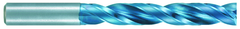 5.8mm Dia. - X 94mm OAL - 5XD-Carbide-Drill-Aqua EX Coated - Eagle Tool & Supply