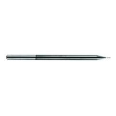 1/32 Dia. x 2-1/2 Overall Length 3-Flute Square End Solid Carbide SE End Mill-Round Shank-Center Cut-Amorphous Diamond - Eagle Tool & Supply