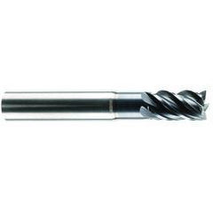 1" Dia. - 1-1/4" LOC - 6" OAL - 5 FL Carbide S/E HP End Mill-AlCrNX - Eagle Tool & Supply
