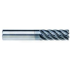 1/2" Dia. - 1-1/4" LOC - 3" OAL - .030 CR 7FL Carbide End Mill - AlCrNx - Eagle Tool & Supply