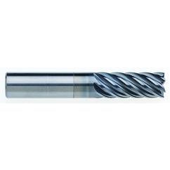 16mm Dia. - 34mm LOC - 92mm OAL - 0.5mm CR 7FL Carbide End Mill - AlCrNx - Eagle Tool & Supply