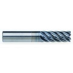 16mm Dia. - 34mm LOC - 92mm OAL - 7 FL Carbide End Mill - AlCrNx - Eagle Tool & Supply