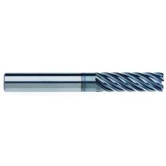 3/8" Dia. - 1-1/4" LOC - 3" OAL - .060 CR 7FL Carbide End Mill - AlCrNx - Eagle Tool & Supply