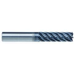 5/8" Dia. - 2-1/8" LOC - 4" OAL - 7 FL Carbide End Mill - AlCrNx - Eagle Tool & Supply