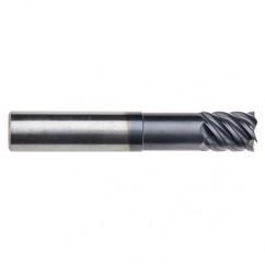 3/8" Dia. - 7/8 LOC - 3" OAL - .030 Radius 6 FL Carbide End Mill-Uncoated - Eagle Tool & Supply