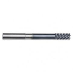 1/2" Dia. - 1-1/8" LOC - 5" OAL - .030 Radius 6 FL Carbide End Mill-Uncoated - Eagle Tool & Supply
