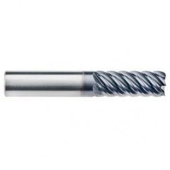 1/4" Dia. - 3/4" LOC - 2-1/2" OAL - 6 FL Carbide End Mill-AlTiN-x - Eagle Tool & Supply